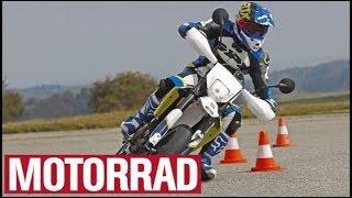 Husqvarna 701 Supermoto in our Top-Test Without Competition