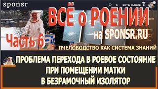 ВСЁ О РОЕНИИ-№6. Вхождение семьи в роевое состояние при изолировании матки в изоляторах. Трейлер.