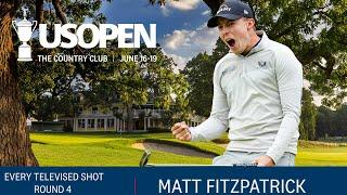 2022 U.S. Open Highlights Matt Fitzpatrick  Every Televised Shot Round 4