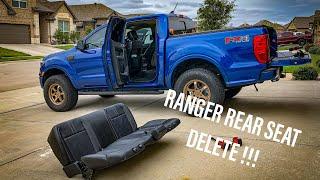 Ford Ranger Rear Seat Delete 