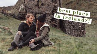 Northern Irelands AMAZING WILD COAST  Kinbane Castle + Travel Day to Finland