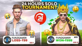 24 Hours Playing Solo Tournament 