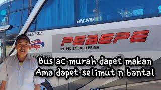 MASIH ADA AJA BUS MERCEDEZ BENZ AC MURAH DAPET MAKAN SELIMUT DAN BANTAL