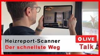 Mit LiDAR-Scanner und KI zur Heizlast - Heizreport App  Live Talk