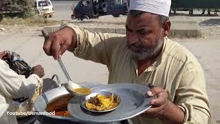 Old Man Selling Mutton Ojri In Street Of Rawalpindi  Mutton Spicy Ojri  Street Food Of Pakistan