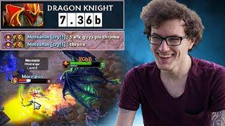 Miracles INSANE Dragon Knight AFK Enemy Team in 10 MINS  2 GAMES 