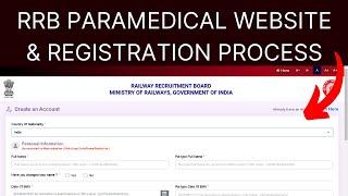 RRB Paramedical Recruitment Registration Process 2024  Official Website to Apply