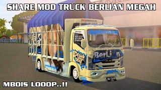 Share Mod Bussid Truck Berlian Megah  Mod Truck Berlian Megah Terbaru Bussid