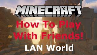 *UPDATED* 1.21 How To Join a Minecraft LAN Server With Friends Windows and Mac