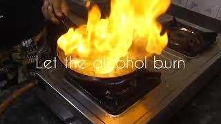 Learn how to Flambe at Home  Bellpepper Fry  Restnfood