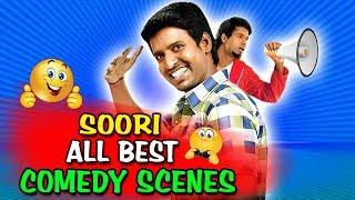 Soori All Best Comedy Scenes  South Indian Hindi Dubbed Best Comedy Scenes