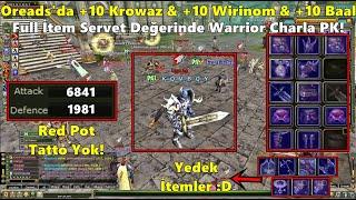 ZeroTroubLee - Oreadsda +10 Krowaz & +10 Wirinom Full İtemli Warrior Charla PK Atıyor Knight Online