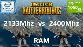 2133Mhz vs 2400Mhz RAM in PlayerUnknowns Battlegrounds