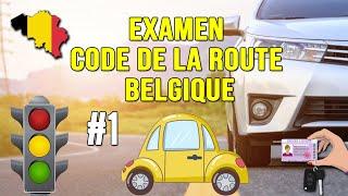 permis de conduire théorique Belgique 2023  50 Questions - examen code de la route test 1