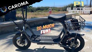 Caroma P1 Electric Scooter Review  Ridiculous Fun & Affordable Price