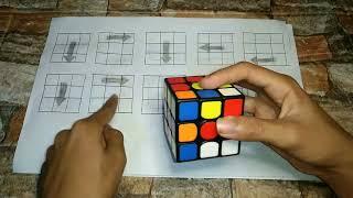 LEARN HOW TO SOLVE 3X3 RUBIKS CUBE IN LESS THAN 1 MINUTE  training day 22