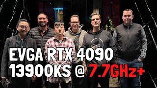 EVGA Overclocking Event in Taiwan - The Last EVGA Video Card RTX 4090 13900KS at 7.7GHz & More