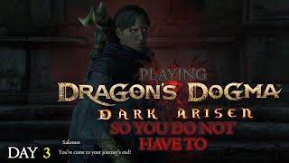 Playing Dragons Dogma so you do not have to day 3 gotta kill chaos I mean wyrm