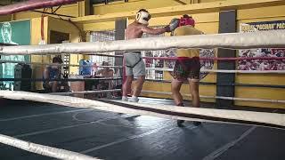 3rd round & last round sparring session Ador Torres vs Bryan Orbong Macamay