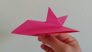 Kağıttan Origami Uçak Yapımı - Origami Jet Yapımı