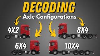 Decoding Truck Axle Configurations 4x2 6x4 8x4 and More