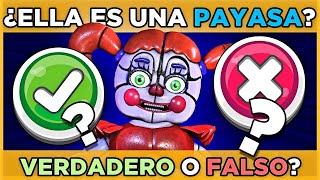  FNAF  30 preguntas de Verdadero o Falso Edición Five Nights at Freddys  #monoquiz #trivia