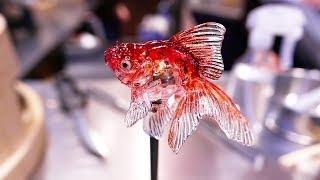 Seni permen Jepang - ikan mas katak kucing anjing - Tokyo Jepang