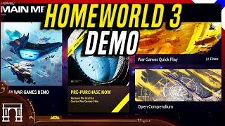 Homeworld 3 War Games Demo