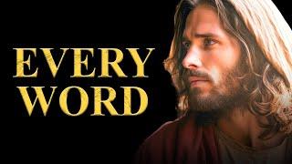 Every Word Said By Jesus  BOOK OF MATTHEW KJV