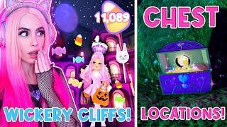 WICKERY CLIFFS IS BACK *SECRET CHEST LOCATIONS* FOR SUPER HARD MAZE ROYALLOWEEN 2023