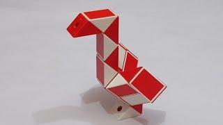 Make a Stork with Snake Cube