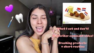 SUBSCRIBER VIDEO  Food? Cleaning products? Brushing routine?