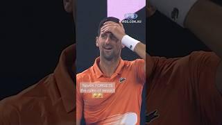 Novak FORGETS the rules of tennis  #shorts #9WWOS #tennis #AusOpen #Djokovic #Kyrgios