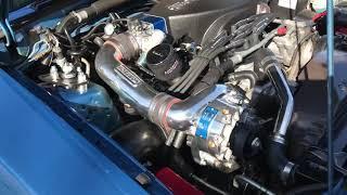 Vortech V3 Heritage Supercharger sound on a Foxbody Mustang