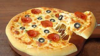 비교불가 홈메이드 피자만들기  폭신한 피자 도우와 후레시한 토마토소스 만드는법  Homemade Pizza Recipe  Pizza Dough Recipe