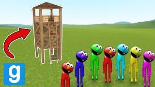 Elmo FAMILY VS TOWERS Garrys Mod