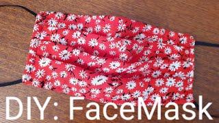 Как сшить маску для лица за 2 минуты DIY Face maskHow to sew a mask