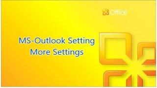 MS-Office-2007 Configure MS-Outlook Part-26