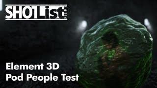 Element 3D Pod People Test