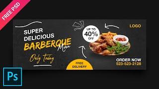 Designing a Delicious Food Banner in Photoshop