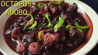 OCTOPUS ADOBO POPULAR DISH IN THE PROVINCE.. OCTOPUS ADOBO RECIPE