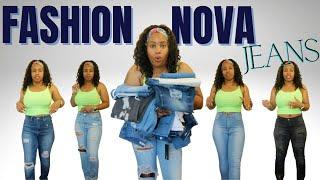 FASHION NOVA DENIM JEANS TRY ON HAUL DENIM  SHONTAY HARRELL