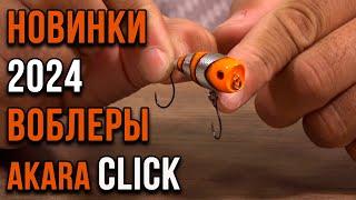 Новинки 2024. Воблер Akara Click.