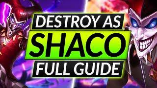 The COMPLETE SHACO GUIDE - ALL ADAP Tricks Combos and Builds - LoL Champion Tips
