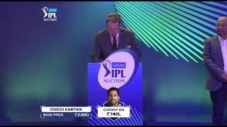 VIVO IPL Auction 2018 Full Highlights  Malinga Guptill Styen Unsold