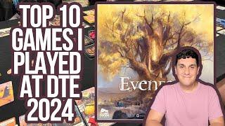 Top 10 Games I Played at Dice Tower East  The Best of the Best  Hot Games of 2024