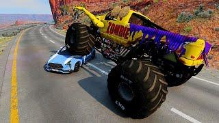 ‍️ Zombie Monster Jam Police Chase Thrilling Pursuit