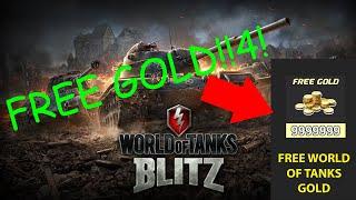 100% FREE GOLD  World Of Tanks Blitz