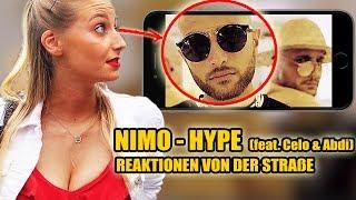 NIMO - HYPE FEAT. CELO & ABDI  LIVE REAKTIONEN VON DER STRAßE #11 - Leon Lovelock