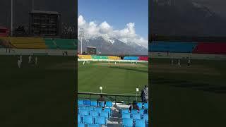 The Beauty of Dharamshala Cricket Stadium        #travelphotography #himachaldiaries #travel  #trip